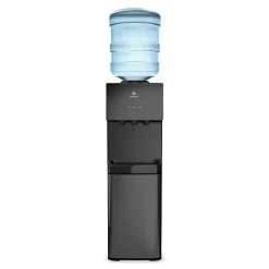 Avalon 3-Temperature Hot/Cold Freestanding Water Cooler, 40"H x 12"W x 13"D, Black