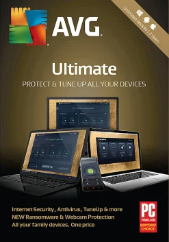 Avast AVG Ultimate 2019 Unlimited, For PC/Mac®, Product Key