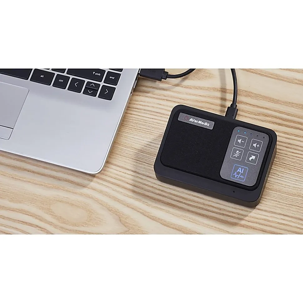 AVerMedia AS311 Speakerphone - TAA and NDAA Compliant - USB - Microphone - Portable