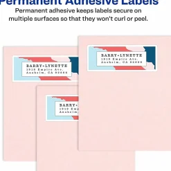 Avery® Address Labels With Sure Feed® Technology, 8250, Rectangle, 1