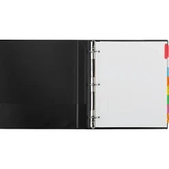 Avery® Big Tab™ Extra-Wide Insertable Dividers, Clear Reinforced, White/Multicolor, 8-Tab