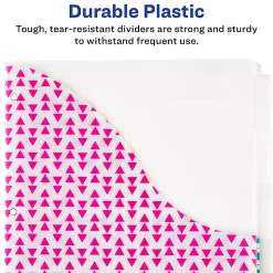 Avery® Big Tab™ Insertable Plastic Dividers With Pockets, 9 1/4
