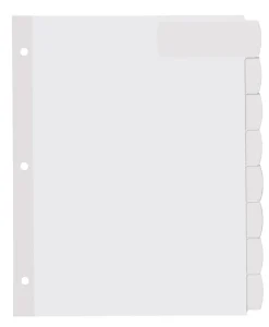 Avery® Big Tab™ Printable Large Label Dividers With Easy Peel®, 8 1/2