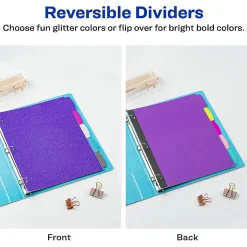 Avery® Big Tab™ Reversible Fashion Dividers, 8 1/2