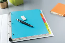Avery® Big Tab™ Write & Erase Durable Plastic Dividers, 8 1/2" x 11", Multicolor Brights, 5-Tab