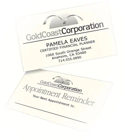 Avery® Clean Edge® Printable Business Cards With Sure Feed® Technology For Laser Printers, 2