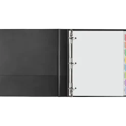 Avery® Clear Easy View Durable Plastic Dividers For 3 Ring Binders, 8-1/2