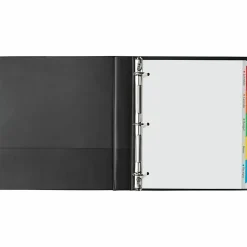Avery® Clear Easy View Durable Plastic Dividers For 3 Ring Binders, 8-1/2