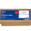 Avery® Continuous Form Permanent Address Labels, 4014, Rectangle, 4" x 1 7/16", White, Pack Of 5,000
