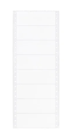 Avery® Continuous Form Permanent Address Labels, 4014, Rectangle, 4" x 1 7/16", White, Pack Of 5,000