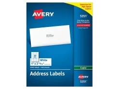 Avery® Copier Permanent Address Labels, 5351, 1