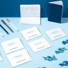 Avery® Customizable Name Badges With Pins, 74540, 3" x 4", Clear Name Tag Holders With White Printable Inserts, Pack of 100