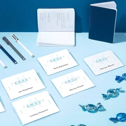 Avery® Customizable Name Badges With Pins, 74540, 3" x 4", Clear Name Tag Holders With White Printable Inserts, Pack of 100
