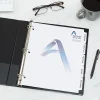 Avery® Customizable Print-On™ Dividers, 8 1/2" x 11", 5 Tabs, White, Pack Of 25 Sets
