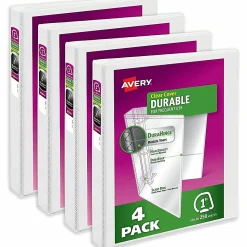 Avery® Durable View Binders, Letter-Size, 1