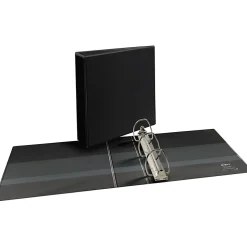 Avery® Durable View Binders- 3" Ring, 8 1/2" x 11", Black, Pack Of 3