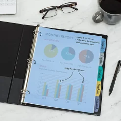 Avery® Durable Write-On Plastic Dividers With Erasable Tabs, 8 1/2