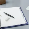 Avery® Durable Write-On Plastic Dividers With Erasable Tabs, 8 1/2" x 11", White, 5 Tabs