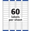 Avery® Easy Peel® Address Labels With Sure Feed® Technology, 8195, Rectangle, 2/3" x 1-3/4", Matte White, Pack Of 1,500