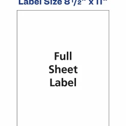 Avery® Easy Peel® Permanent Address Labels, Shipping, 18665, 8 1/2