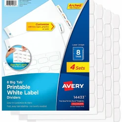 Avery® Easy Peel® Pop-up Edge® Label Dividers, 8 1/2