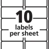 Avery® EcoFriendly Permanent Shipping Labels, 48263, 100% Recycled, 2" x 4", White, Pack Of 250