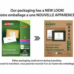 Avery® EcoFriendly Permanent Shipping Labels, 48464, 3 1/3