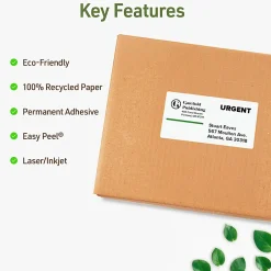 Avery® EcoFriendly Permanent Shipping Labels, 48163, 2