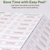 Avery® EcoFriendly Recycled Labels, Rectangle, 1" x 2-5/8", Matte White, Pack Of 300