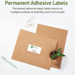 Avery® EcoFriendly Recycled Labels, Rectangle, 2