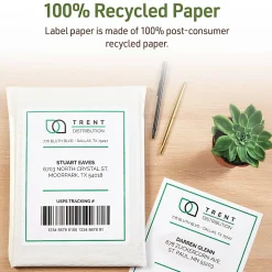 Avery® EcoFriendly Recycled Labels, Rectangle, 5-1/2
