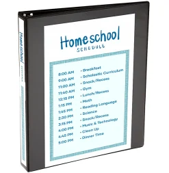 Avery® Economy View 3 Ring Binder, 1 Inch Round Rings, Black, 1 Binder