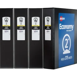 Avery® Economy View 3 Ring Binders, 2