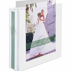 Avery® Extra-Wide Heavy-Duty View 3-Ring Binder With Locking One-Touch EZD™ Rings, 2" D-Rings, 40% Recycled, White