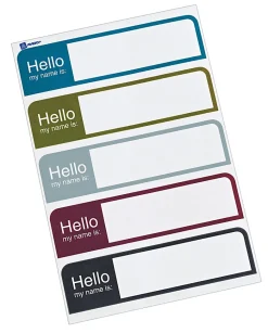 Avery® Flexible Name Badge Labels, Rectangle, 5154, 1