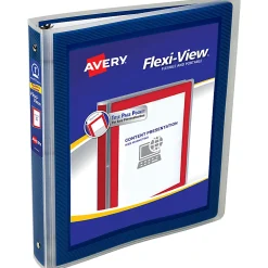 Avery® Flexi-View® 3 Ring Binder, 1