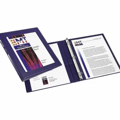 Avery® Frame View 3-Ring Binder With Locking One-Touch EZD™ Rings, 1/2