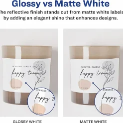 Avery® Glossy Permanent Labels, 6528, Mailing, 2