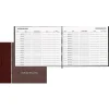 Avery® Hardcover Visitor Register, 10 1/2" x 8", Burgundy