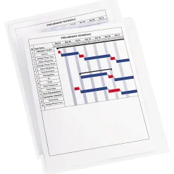 Avery® Heavy Duty Plastic Document Sleeves, 8 1/2