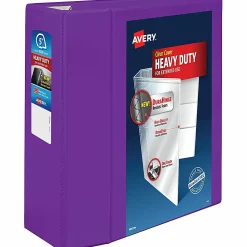 Avery® Heavy-Duty View 3-Ring Binder With Locking One-Touch EZD™ Rings, 5