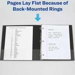 Avery® Heavy-Duty View 3-Ring Binder With Locking One-Touch EZD™ Rings, 1" D-Rings, 42% Recycled, Purple