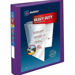 Avery® Heavy-Duty View 3-Ring Binder With Locking One-Touch EZD™ Rings, 1