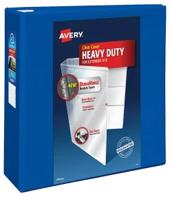 Avery® Heavy-Duty View 3-Ring Binder With Locking One-Touch EZD™ Rings, 4