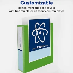 Avery® Heavy-Duty View 3-Ring Binder With Locking One-Touch EZD™ Rings, 1 1/2