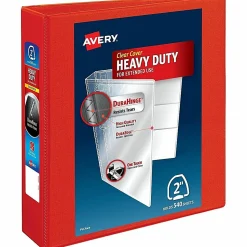 Avery® Heavy-Duty View 3-Ring Binder With Locking One-Touch EZD™ Rings, 2