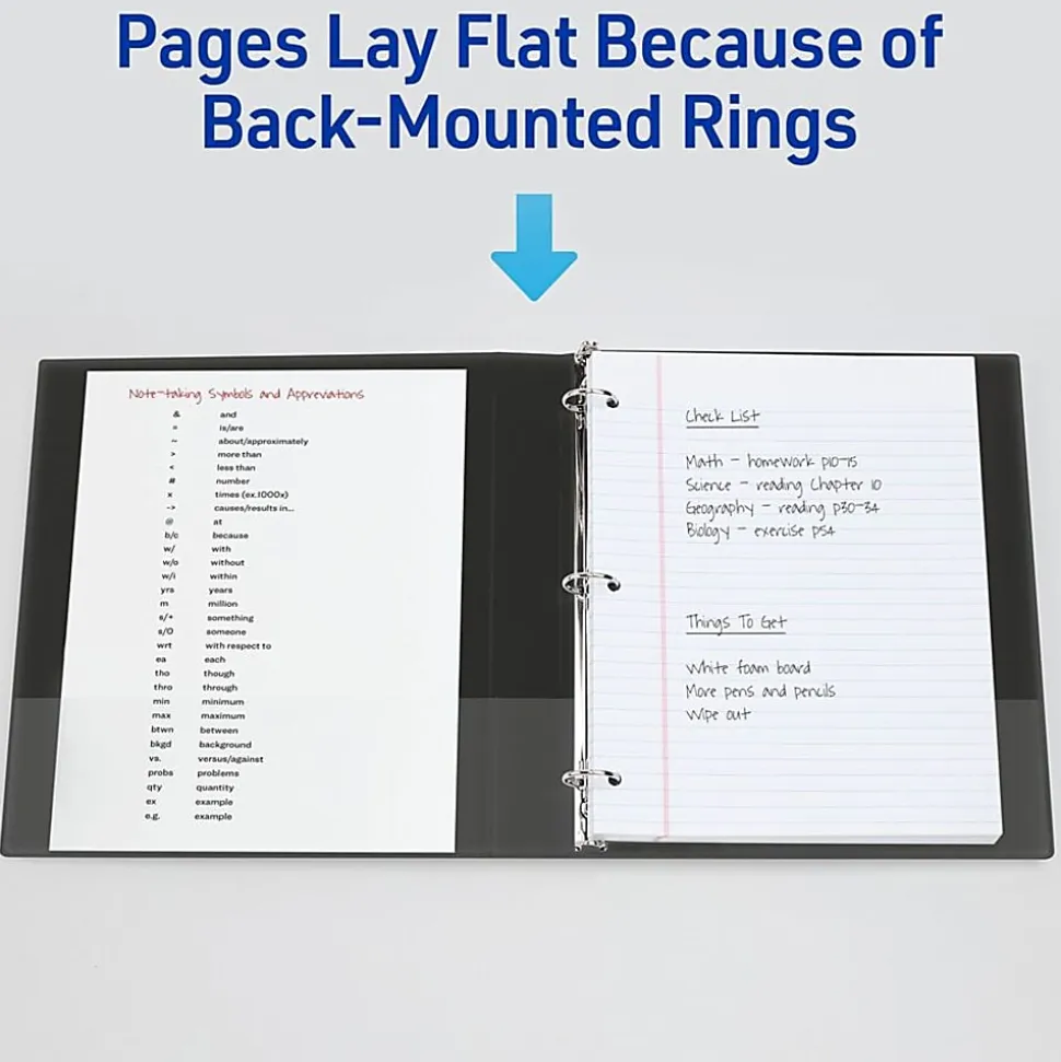 Avery® Heavy-Duty View 3-Ring Binder With Locking One-Touch EZD™ Rings, 2" D-Rings, Red