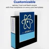 Avery® Heavy-Duty View 3-Ring Binder With Locking One-Touch EZD™ Rings, 3" D-Rings, Black
