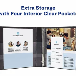 Avery® Heavy-Duty View 3-Ring Binder With Locking One-Touch EZD™ Rings, 1 1/2