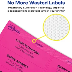 Avery® High-Visibility Shipping Labels, AVE5976, 2